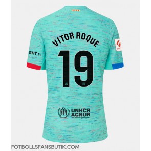 Barcelona Vitor Roque #19 Replika Tredje Tröja Damer 2023-24 Kortärmad